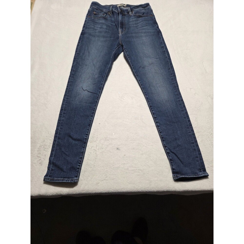 Levis 721 Jeans Women's Size Tag 29x28 Blue Skinny High Rise Denim Ladies
